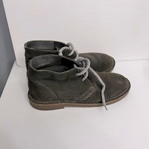 Robert Wayne suede gray laces shoes size 7.5 men